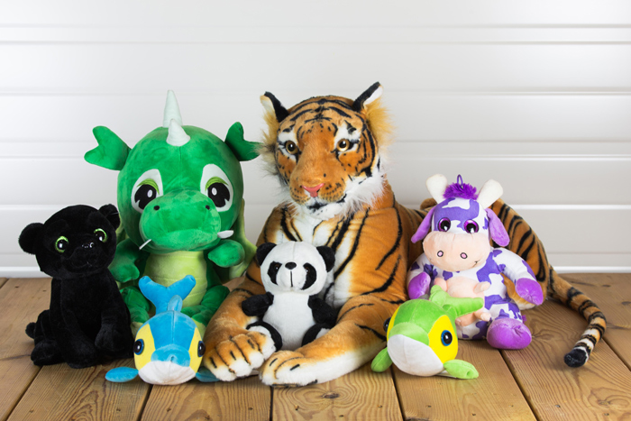 Grossiste en animaux en peluches et peluches sous licence, vente en ligne