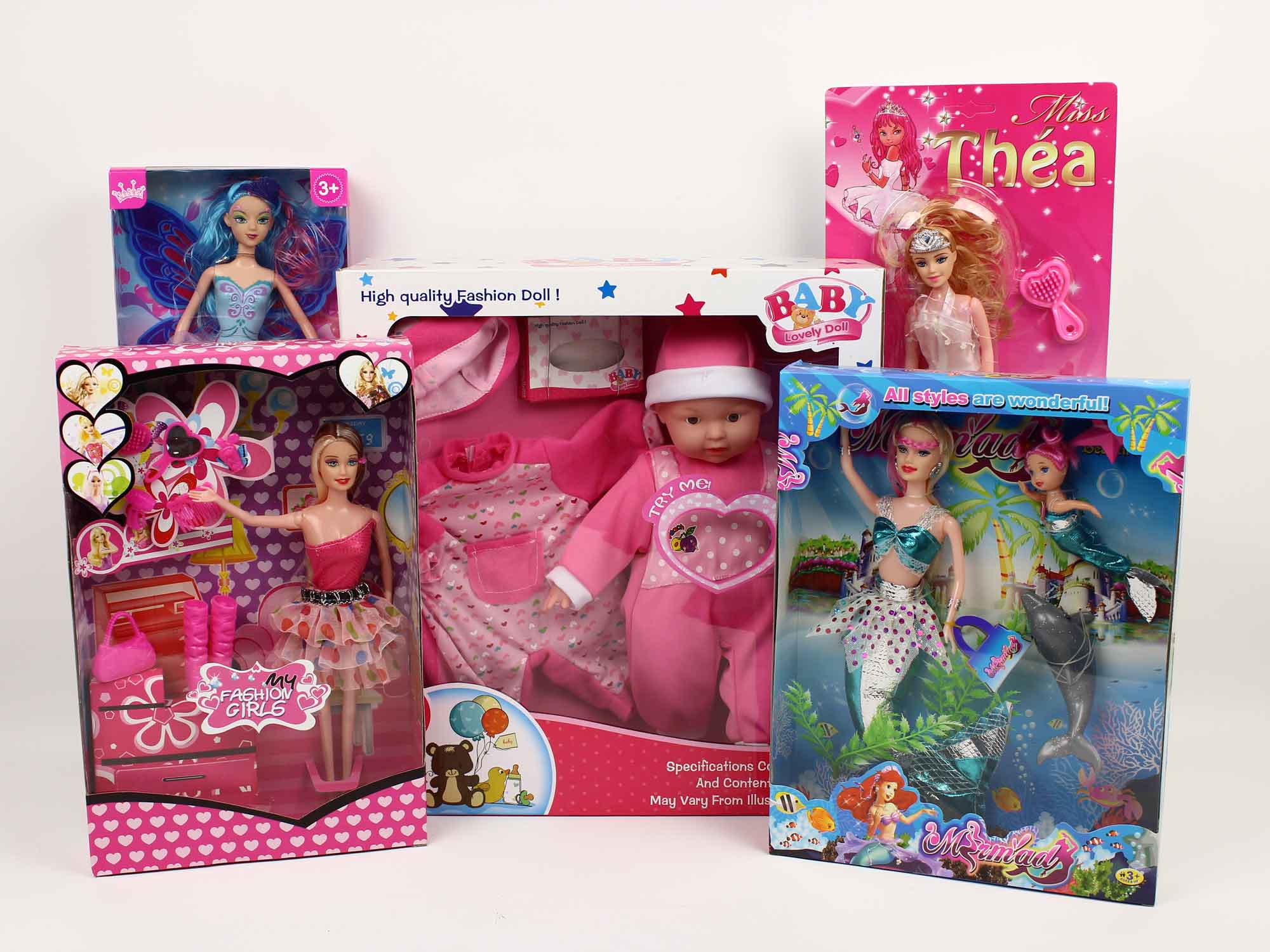 Grossiste jouets & jeux pour filles, beauté, poupées, panoplies