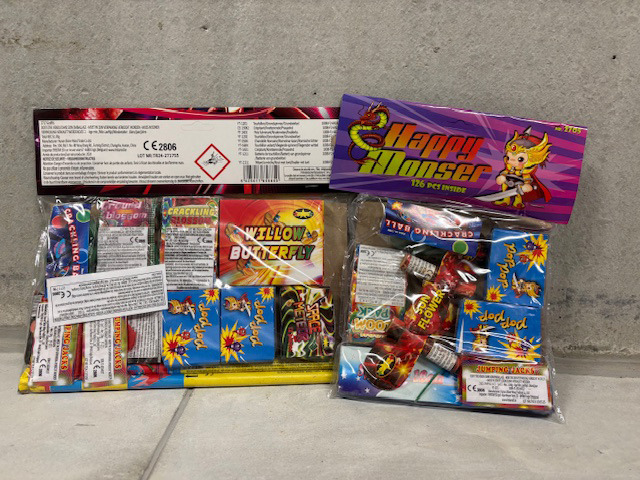 assortiments de feux d'artifices